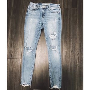 Lovers and Friends Distressed Skinny Jeans